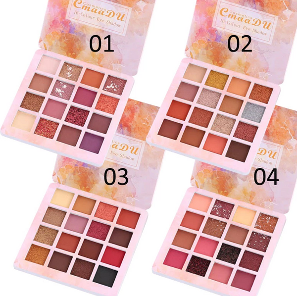 CmaaDu 16 Color Professional Eyeshadow Palette