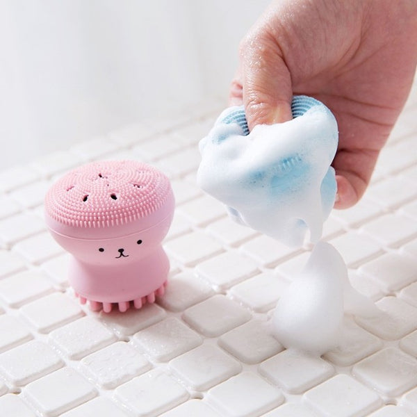 Octopus bubble cleanser brush
