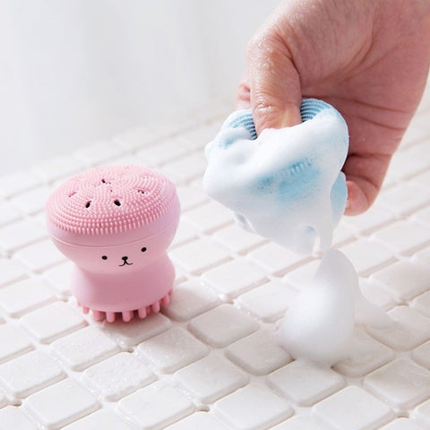 Octopus bubble cleanser brush