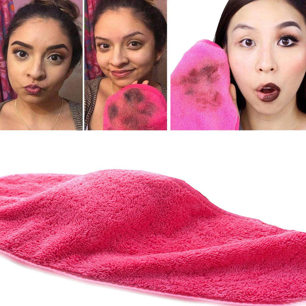 Professional Microfiber Pad Cleansing Makeup Remover Towel