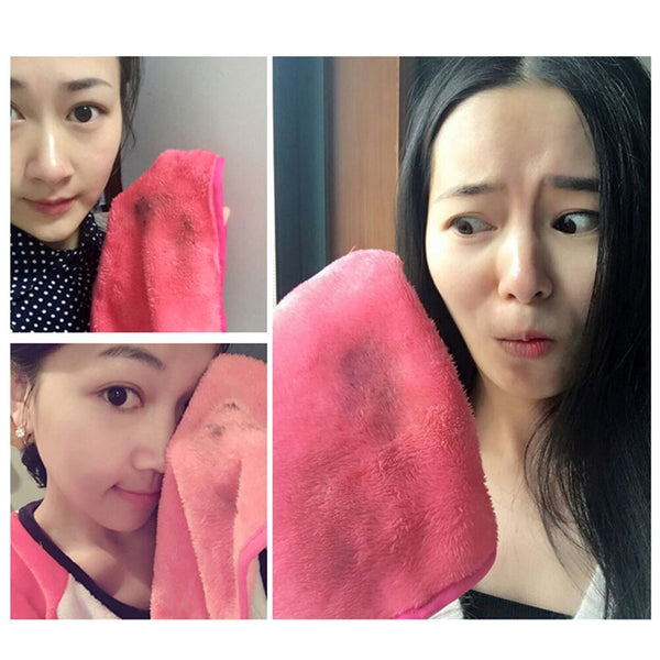 Professional Microfiber Pad Cleansing Makeup Remover Towel